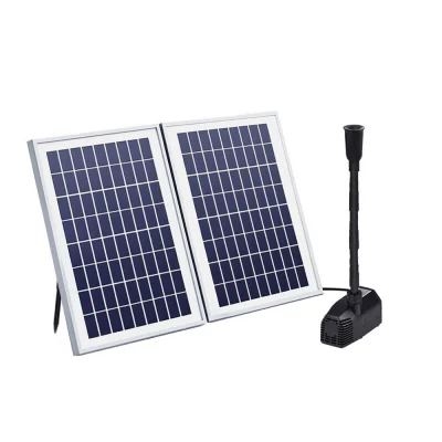 Gardeon Solar Pond Pump Kit 1600L/H with 2 x 10W Polycrystalline Panels, 6 Nozzles, 5m Cable, Aluminium Frame Gardeon Solar Pond Pump Kit 1600L/H with 2 x 10W Polycrystalline Panels, 6 Nozzles, 5m Cable, Aluminium Frame