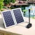 Gardeon Solar Pond Pump Kit 1600L/H with 2 x 10W Polycrystalline Panels, 6 Nozzles, 5m Cable, Aluminium Frame Gardeon Solar Pond Pump Kit 1600L/H with 2 x 10W Polycrystalline Panels, 6 Nozzles, 5m Cable, Aluminium Frame