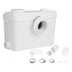 Giantz 600W Fully Automatic Macerator Pump - Quiet 25-35dB, Stainless Steel Blades, 3 Inlets, Pumps 9.5m