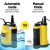 Giantz 400W Submersible Dirty Water Pump, 7000L/H, 7m Head, Steel, 10m Cable, Pools, Tanks, Bore,