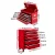 Giantz 14 Drawer Red Steel Tool Box Cabinet Chest - Mechanic Garage Storage Trolley with Lockable Wheels & Liners