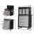 Giantz 17-Drawer Tool Box Cabinet Chest Trolley - Steel, Lockable, Grey - Ball-Bearing Slides, 360° Castors, 61.5x