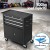 Giantz 3 Drawer Tool Box Chest Cabinet, Steel Garage Organiser, 68.5x33.5x74.5cm, Lockable, Wheels, Black