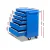 Giantz 5 Drawer Steel Tool Box Trolley - Blue, 75kg Capacity, Lockable, Non-Slip Liners, 360° Castor Wheels, 61