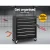 Giantz 6 Drawer Steel Tool Box Cabinet Trolley - Lockable, Non-Slip Liners, 360° Castor Wheels, 100kg Capacity