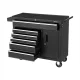 Giantz 6 Drawer Tool Box Chest Cabinet, Steel Garage Storage Organiser with Lock, Wheels, 81.5cm x 33cm x 65cm