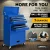 Giantz 7 Drawer Tool Box Cabinet Chest Trolley - Durable Steel, Lockable, Ball-Bearing Slides, Blue, 62x33x98cm