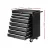 Giantz 7 Drawer Black Steel Tool Box Cabinet Chest Trolley with Lockable Castors, Ball-Bearing Slides & 100kg Capacity
