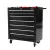 Giantz 7 Drawer Black Steel Tool Box Cabinet Chest Trolley with Lockable Castors, Ball-Bearing Slides & 100kg Capacity