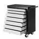 Giantz 7 Drawer Steel Tool Box Cabinet Chest Trolley with Lockable Castors, 100kg Capacity, Grey - 1 Year Warranty