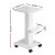 Embellir Salon Trolley Cart, Aluminium & ABS, 37.5x34x67.5cm, White - Stylish Beauty Rolling Tray with Lockable Wheels