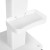 Embellir Salon Trolley Cart, Aluminium & ABS, 37.5x34x67.5cm, White - Stylish Beauty Rolling Tray with Lockable Wheels