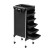 Embellir Salon Trolley Cart, Plastic, 36x42x90.5cm, Black, 6-Tier Beauty Storage with Wheels, Hairdressing Tray