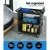 Giantz 3-Tier Tool Cart Storage Trolley, Steel, 150kg, Pegboard Hooks, Screwdriver Bay, 79x35.5x77cm,
