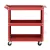 Giantz 3-Tier Steel Tool Cart with Pegboard, Hooks, Screwdriver Bay, 150kg Capacity, Red, 79x35.5x77cm,