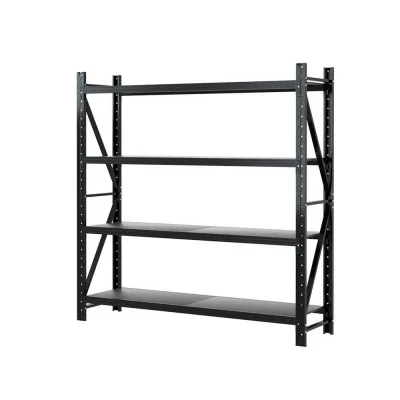 Giantz 2Mx2M Heavy-Duty Steel Garage Shelving Rack, 200kg/Shelf, Adjustable, Rust-Resistant, Easy Assembly