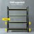 Giantz 2.4Mx2M Heavy-Duty Garage Shelving Rack, Steel, 200kg/Shelf, Adjustable, Rust-Resistant, Easy Assembly