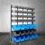 Giantz 47-Bin Freestanding Steel Rack with Magnetic Tool Bar - Heavy Duty 7-Tier Storage Solution for Garage & Workshop
