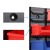 Giantz 24-Bin Wall Mounted Storage Rack with Louvred Steel Backboard, Adjustable Bin Sizes, and Easy Installation