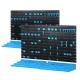 Giantz 108 Wall-Mounted Tool Storage Rack | 4 Durable Peg Boards, 100 Adjustable Holders, 4 Shelves | 62kg Capacity
