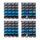 Giantz 96-Bin Wall Mounted Storage Rack | Heavy-Duty, Detachable Bins & Peg Board for Organised Garage & Tool Storage Giantz 96-Bin Wall Mounted Storage Rack | Heavy-Duty, Detachable Bins & Peg Board for Organised Garage & Tool Storage