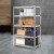 Giantz 1.8M Heavy-Duty Steel Storage Shelving Rack, Adjustable 5-Tier Design, 200kg Capacity Per Shelf, Silver Finish Giantz 1.8M Heavy-Duty Steel Storage Shelving Rack, Adjustable 5-Tier Design, 200kg Capacity Per Shelf, Silver Finish
