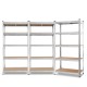 Giantz Heavy-Duty 3x1.8M Galvanised Steel Shelving Rack – 200kg/Tier Capacity, Adjustable, Boltless Assembly, 5 Shel Giantz Heavy-Duty 3x1.8M Galvanised Steel Shelving Rack – 200kg/Tier Capacity, Adjustable, Boltless Assembly, 5 Shel