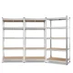 Giantz Heavy-Duty 3x1.8M Galvanised Steel Shelving Rack – 200kg/Tier Capacity, Adjustable, Boltless Assembly, 5 Shel