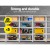 Giantz 5x1.8M Heavy-Duty Garage Shelving Rack—Galvanised Steel, Adjustable Storage, 1000kg Capacity, Easy Assembly
