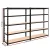 Giantz 2.4Mx1.8M Heavy-Duty Steel Garage Shelving Rack, 800kg Capacity, Adjustable MDF Shelves, Boltless Assembly