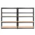 Giantz 2.4Mx1.8M Heavy-Duty Steel Garage Shelving Rack, 800kg Capacity, Adjustable MDF Shelves, Boltless Assembly