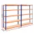 Giantz 2.4Mx1.8M Heavy-Duty Steel Garage Shelving Rack, 800kg Capacity, Adjustable Beams, Easy Assembly, Matt Black