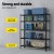 1.8m x 1.2m Giantz 5-Tier Garage Shelving Rack Heavy-Duty Steel Storage Unit 150kg per Shelf Adjustable & Boltless 1.8m x 1.2m Giantz 5-Tier Garage Shelving Rack Heavy-Duty Steel Storage Unit 150kg per Shelf Adjustable & Boltless