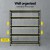 1.8m x 1.2m Giantz 5-Tier Garage Shelving Rack Heavy-Duty Steel Storage Unit 150kg per Shelf Adjustable & Boltless 1.8m x 1.2m Giantz 5-Tier Garage Shelving Rack Heavy-Duty Steel Storage Unit 150kg per Shelf Adjustable & Boltless