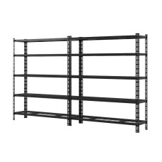Giantz 1.8M x 2.4M Heavy Duty Garage Shelving Rack, 5-Tier Anti-Rust Steel Storage, 150kg per Shelf, Giantz 1.8M x 2.4M Heavy Duty Garage Shelving Rack, 5-Tier Anti-Rust Steel Storage, 150kg per Shelf,