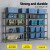 Giantz 1.8M x 2.4M Heavy Duty Garage Shelving Rack, 5-Tier Anti-Rust Steel Storage, 150kg per Shelf, Giantz 1.8M x 2.4M Heavy Duty Garage Shelving Rack, 5-Tier Anti-Rust Steel Storage, 150kg per Shelf,