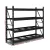 Giantz 2Mx2M Black Steel Garage Shelving Rack - 800kg Capacity, Adjustable Beams, Easy Assembly, 1-Year Warranty