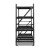 Giantz 2Mx2M Black Steel Garage Shelving Rack - 800kg Capacity, Adjustable Beams, Easy Assembly, 1-Year Warranty