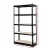 Giantz 1.5M Heavy-Duty Black Steel Garage Shelving Rack with Adjustable Beams, 750kg Capacity, Easy Assembly