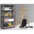 Giantz 2x1.5M Heavy-Duty Steel Garage Shelving Rack, Adjustable 5-Tier Storage, 750kg Capacity, Matte Charcoal