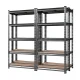Giantz 4x1.5M Industrial Steel Garage Shelving Rack, 750kg Capacity, Adjustable Beams, Easy Assembly, Charcoal Finish