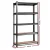 Giantz 4x1.5M Industrial Steel Garage Shelving Rack, 750kg Capacity, Adjustable Beams, Easy Assembly, Charcoal Finish