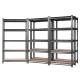 Giantz 5x1.5M Heavy-Duty Adjustable Garage Shelving Rack - Steel Construction, 750kg Capacity, Charcoal Finish