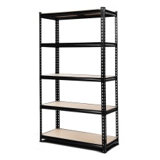 Giantz 1.8M Heavy-Duty Garage Shelving Rack – Adjustable Steel Storage Shelve, 200kg/Tier, 5 Tiers, Matte Black Giantz 1.8M Heavy-Duty Garage Shelving Rack – Adjustable Steel Storage Shelve, 200kg/Tier, 5 Tiers, Matte Black