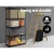 Giantz 2-Pack 2x1.8M Garage Shelving Unit, Heavy-Duty Black Steel Rack, 1000kg Capacity, Adjustable Boltless Design