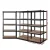 Giantz Heavy-Duty 5-Tier Garage Shelving, 200kg/Tier, Adjustable Black Steel and MDF Storage Rack, 90x40x180cm