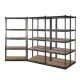 Giantz 5-Tier Charcoal Garage Shelving Rack - Heavy-Duty Steel, Adjustable, 1000kg Capacity, 90x40x180cm, Easy Assembly