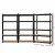 Giantz 3x1.8M Black Garage Shelving Rack - Heavy-Duty Steel, Adjustable Beams, 200kg/Tier, Easy Assembly, 5 Shel