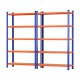 Giantz 2 x 1.8M Heavy Duty Garage Shelving Rack, 5-Tier Adjustable Steel Storage, 200kg Per Shelf, Boltless Assembly