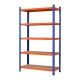 Giantz 3 x 1.8M Heavy Duty Garage Shelving Rack, 5-Tier Adjustable Steel Storage, 200kg Per Shelf, Boltless Assembly